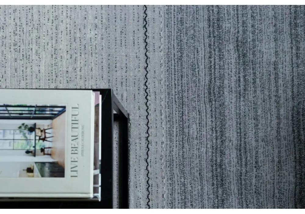 Светлосив вълнен килим 120x180 cm Beverly - Agnella