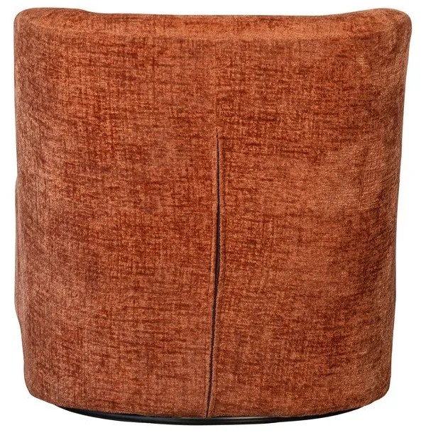 Оранжево кресло от кадифе Atty - WOOOD