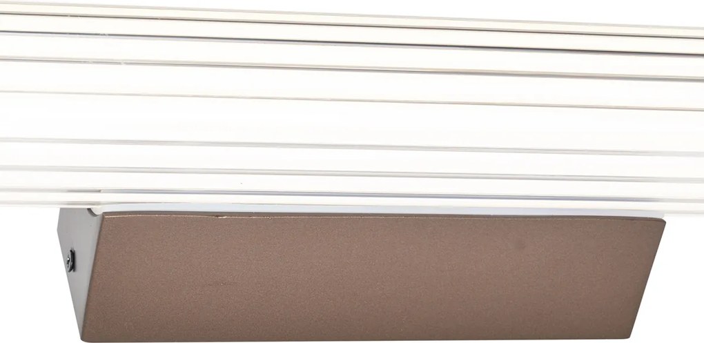 Ретро стенна лампа бронз 80.4cm вкл. LED IP44 - Coco