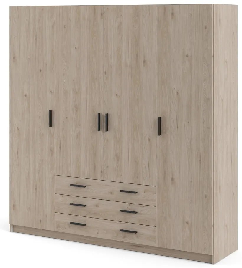 Гардероб от декор от дъб естествен 196x200 cm Sprint – Tvilum