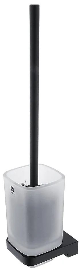 NIMCO MAC 29094CN-90 - Четка за тоалетна със стенен монтаж MAYA матов стъкло/матов черен