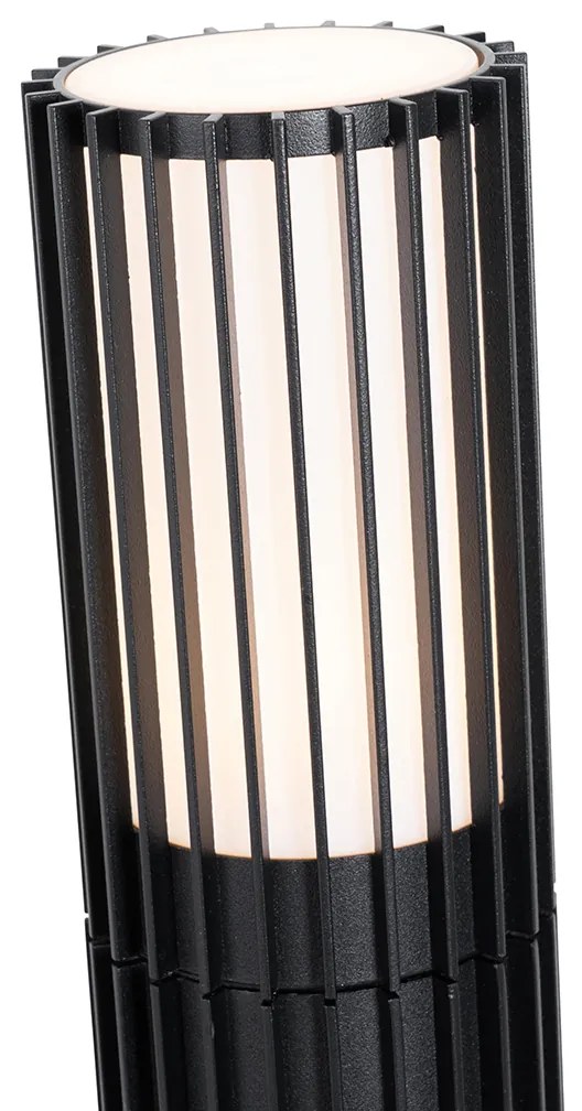 Умен външен стълб черен 80 см IP44 RGBW вкл. GU10 50mm - Boris