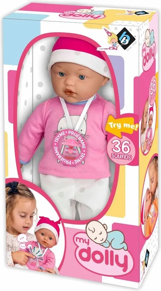 LT Кукла My Dolly с биберон и 36 звука 98111