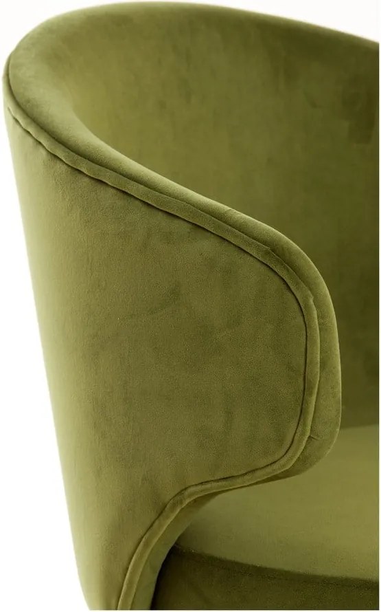 Зелени тапицирани трапезни столове в комплект 2 бр. Kosaka – Light &amp; Living