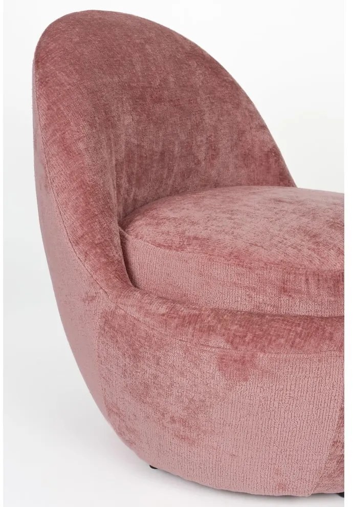 Розово кресло Nash – White Label
