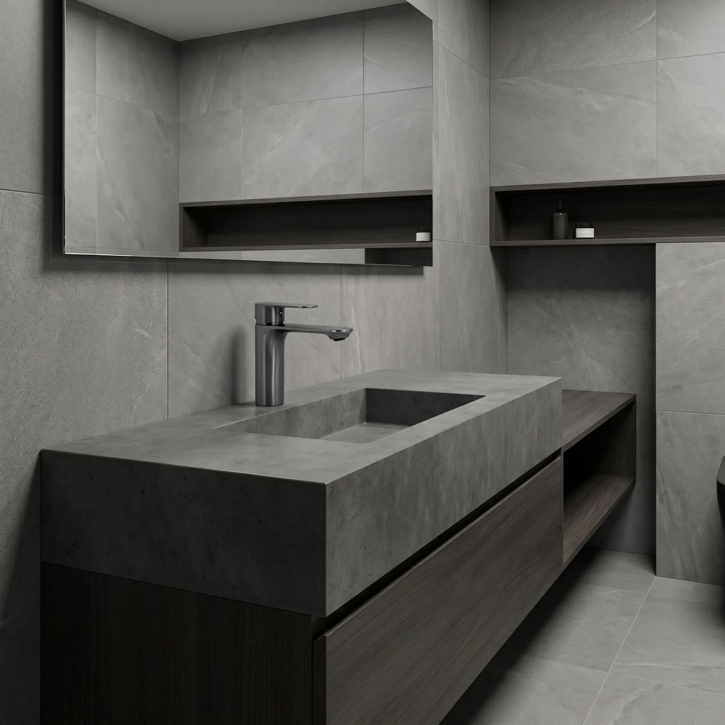 Смесител за мивка Rea Drop Titan low