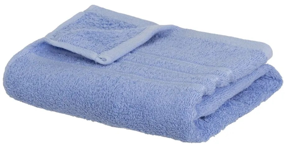 Синя памучна кърпа от тери 50x100 cm Simple – Casa Selección