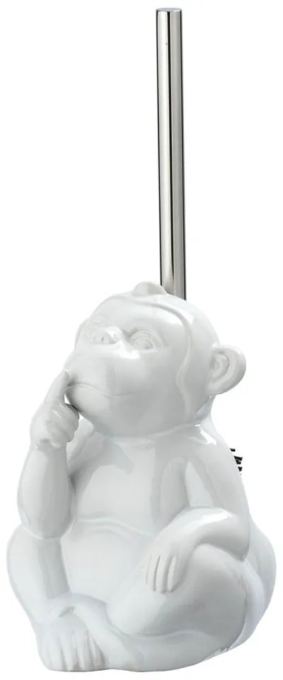 Тиха керамична четка за тоалетна Monkey - Wenko