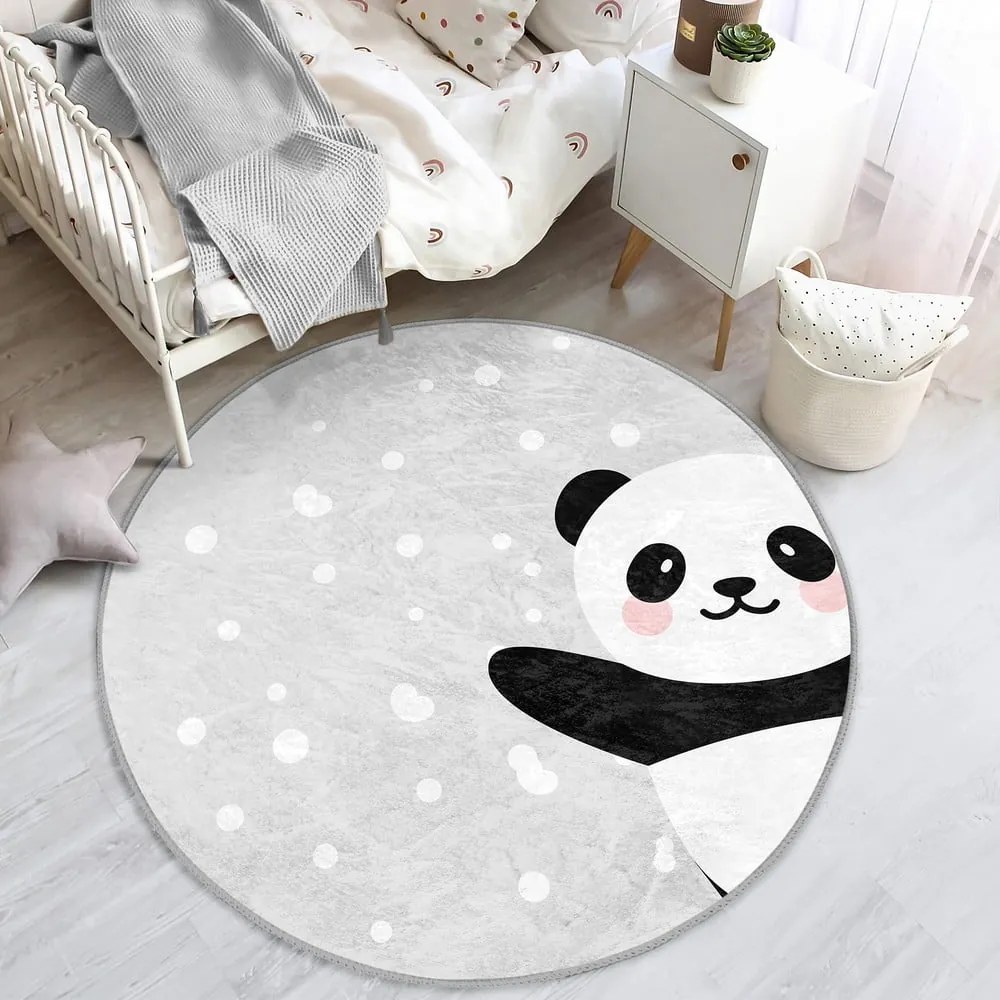 Светлосив детски килим ø 120 cm Comfort - Mila Home