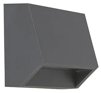 Модерна външна стенна лампа тъмно сива с LED IP54 - Sandstone 1