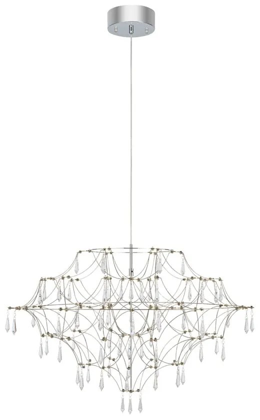 LED висящо осветително тяло в сребрист цвят ø 80 cm Efesos – Markslöjd