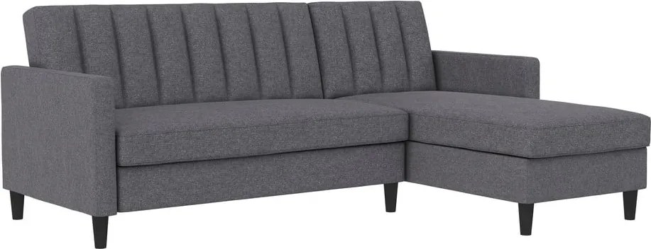 Сив сгъваем ъглов диван Celine – Støraa