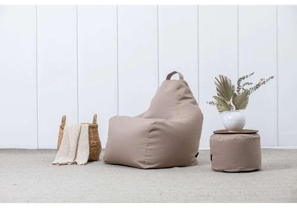 Светлосив пуф от букле Play Amuse – SLOWDOWN