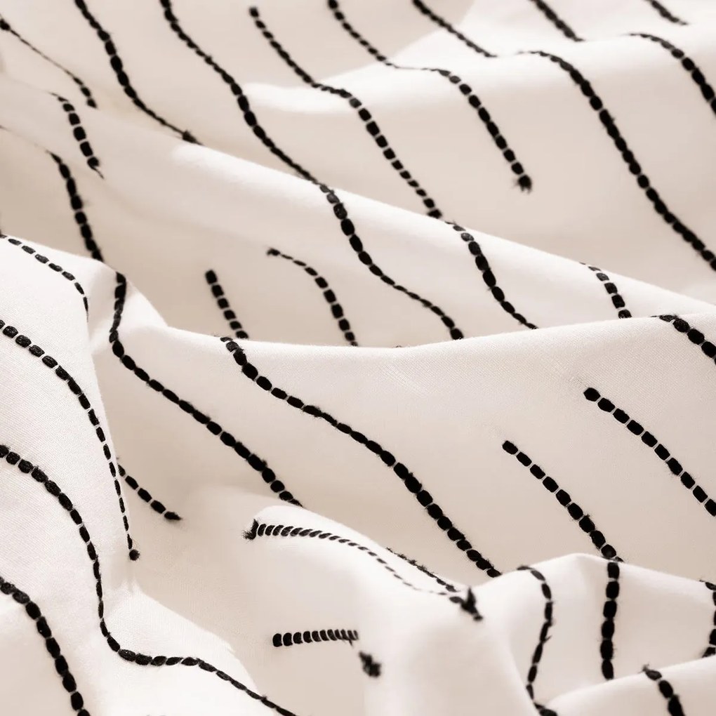 Спално бельо atmosphera Kain, Релефен памук с ефект лен - 260x240 cm