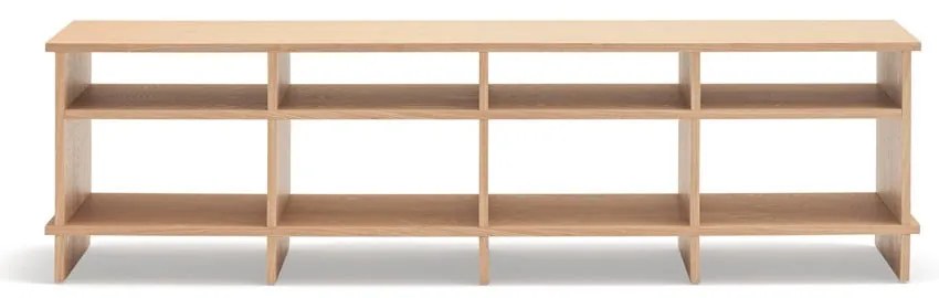 Маса за телевизор от декор от дъб в естествен цвят 180x50x40 cm Inari – Teulat