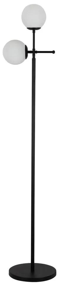 Черна подова лампа , височина 174 cm Kruva - Squid Lighting