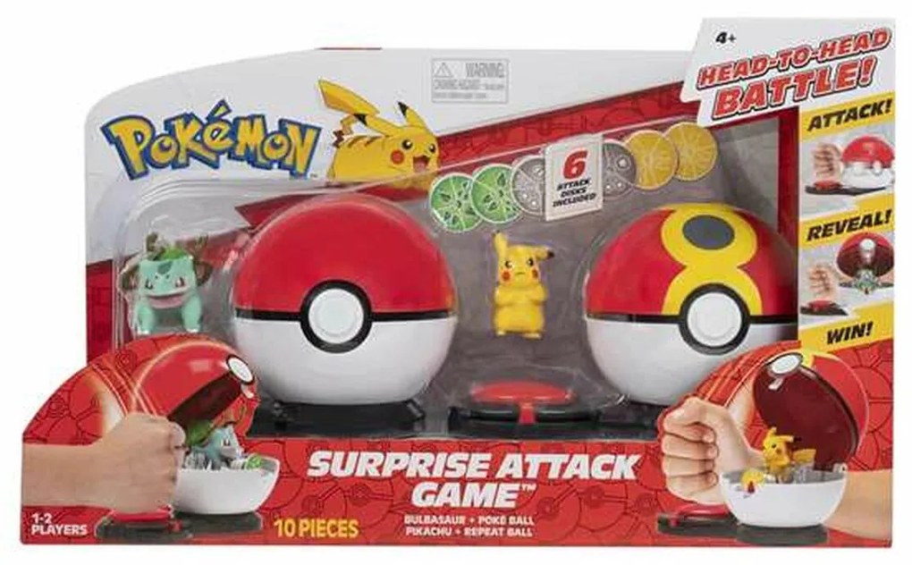 Playset Pokemon Surprise  Attack Game 10 Части