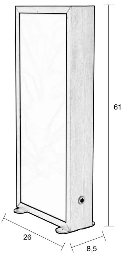 Черна подова лампа Grow - Zuiver