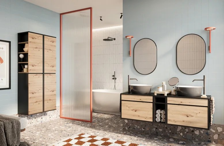 Стенен плот Timber повърхност-100 см дължина