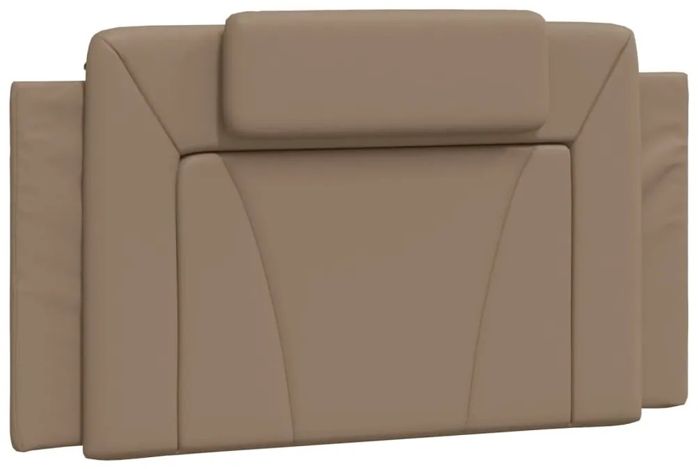 374778 vidaXL Мека табла за легло Viana, капучино, 100 см, изкуствена кожа