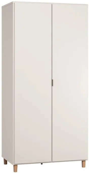 Гардероб Simple 2-врата-White - Black