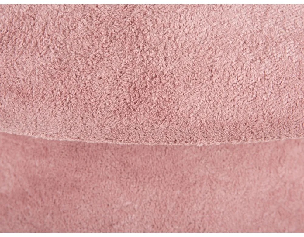 Светлорозова кадифена табуретка Mushroom – Leitmotiv