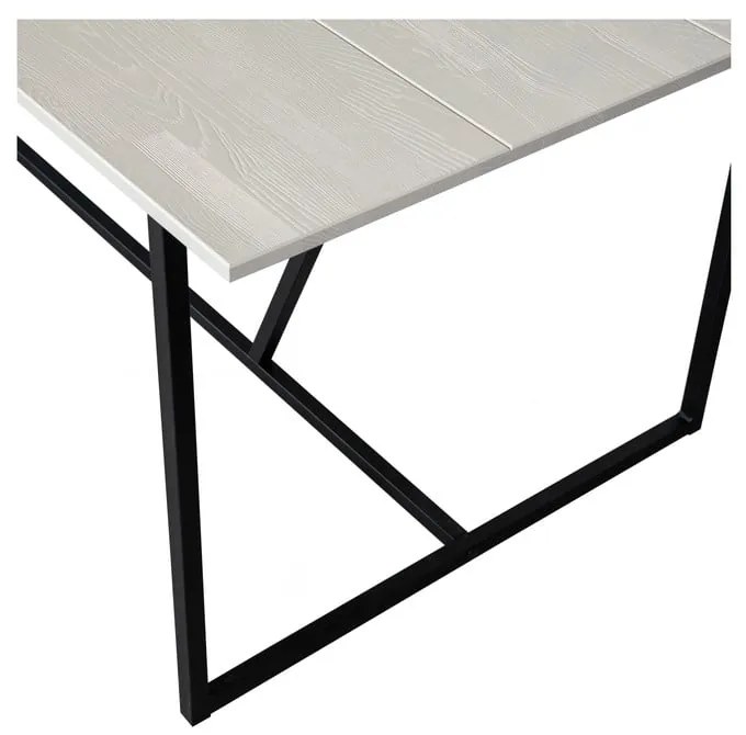 Маса за хранене от ясенова дървесина 90x220 cm Silas - WOOOD