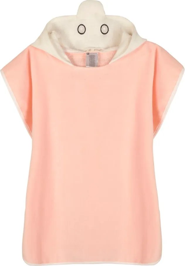 Розово памучно детско пончо Lola – Good Morning