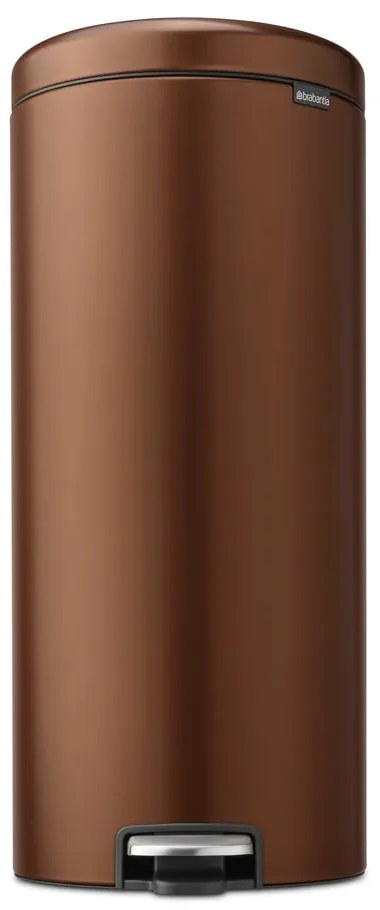 Стоманено кошче за боклук с педал в бронзов цвят 30 l NewIcon – Brabantia