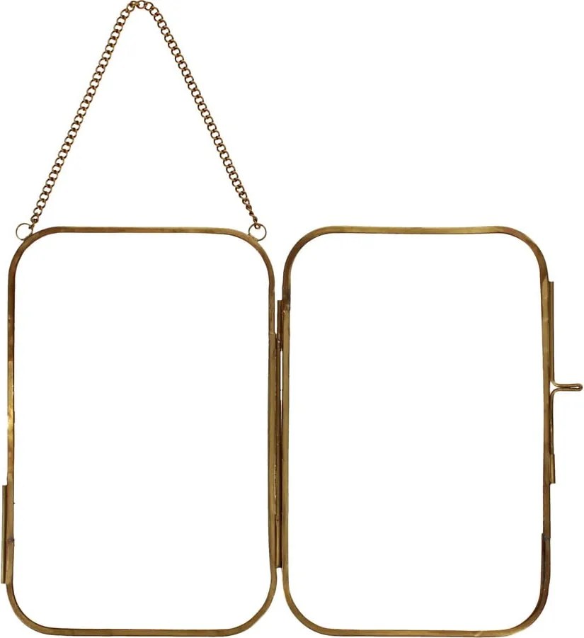 Метална рамка висяща в златисто 14x20 cm – Rex London