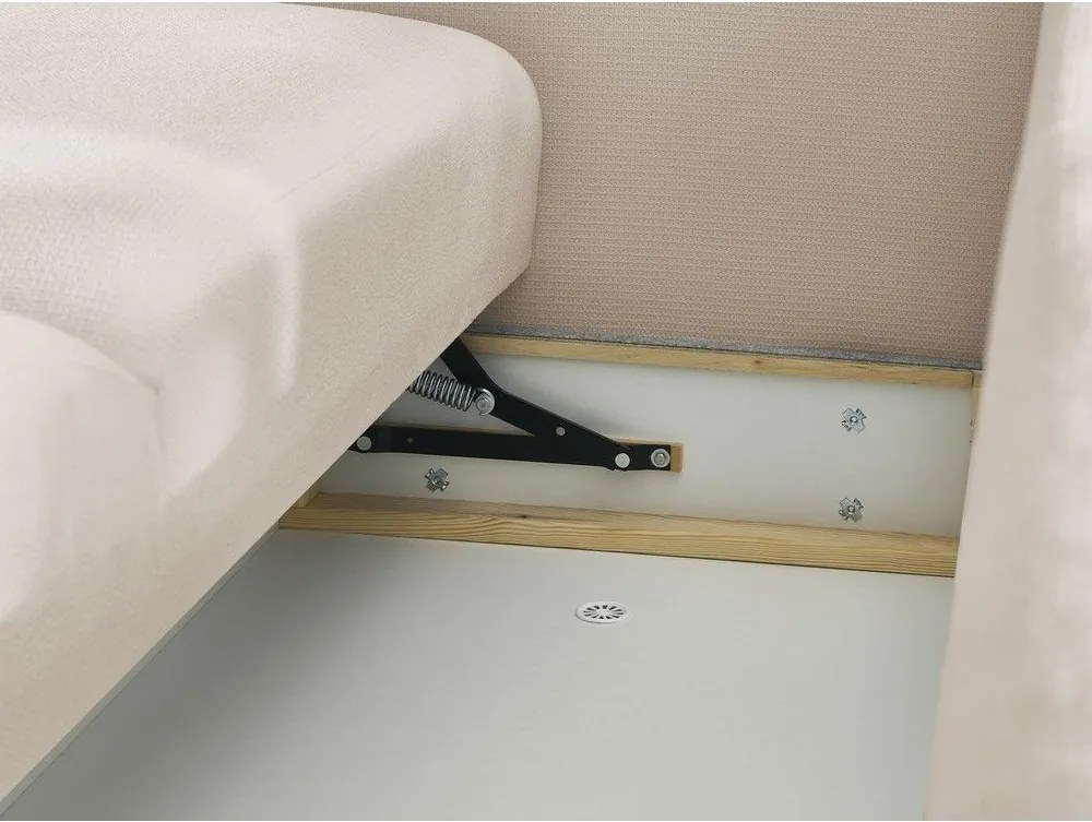 Бежов сгъваем/с място за съхранение диван 265 cm Ezechiel – Bobochic Paris