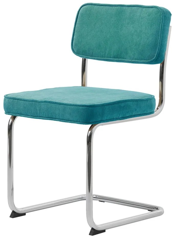 Тюркоаз велурен трапезен стол Rupert – Unique Furniture