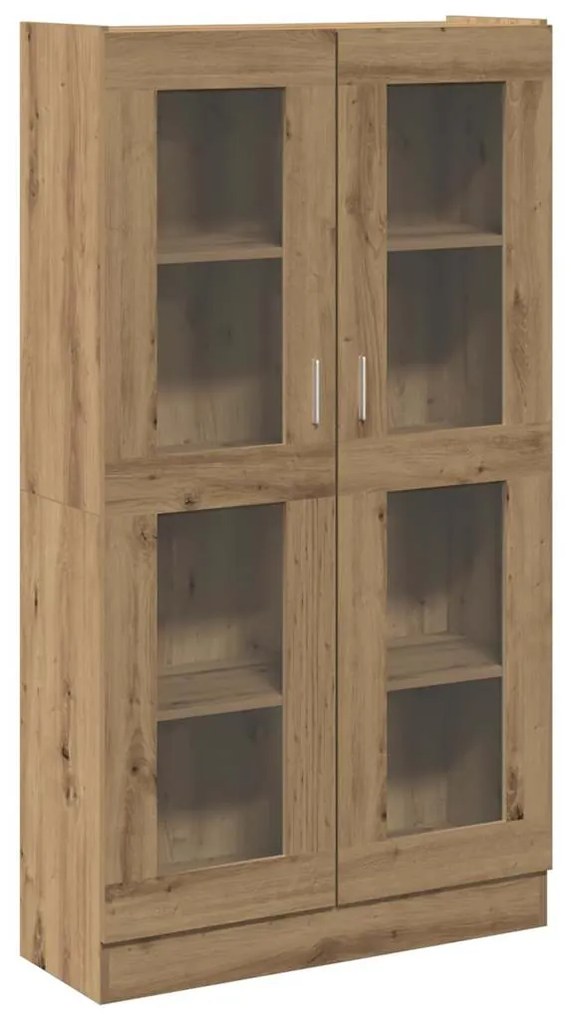 3318719 vidaXL Висок шкаф, занаятчийски дъб, 82,5x30,5x150 см, инженерно дърво