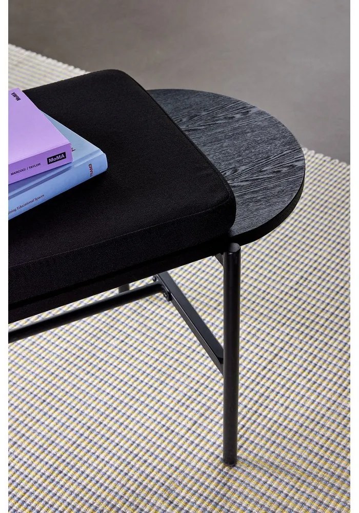 Черна пейка Norm – Hübsch