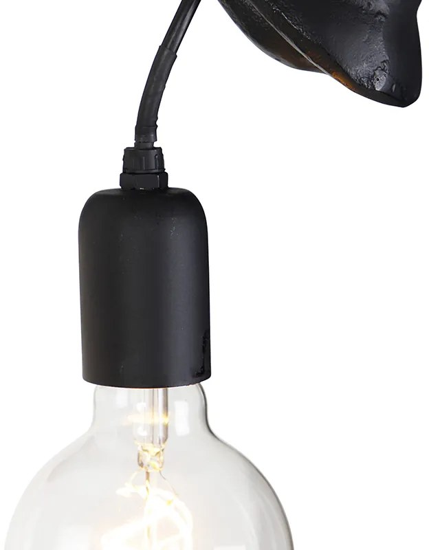 Класическа стенна лампа черна - Animal Giraffe