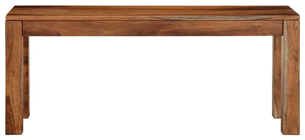 4102375 vidaXL Пейка 110 см Масивна дървесина Акация