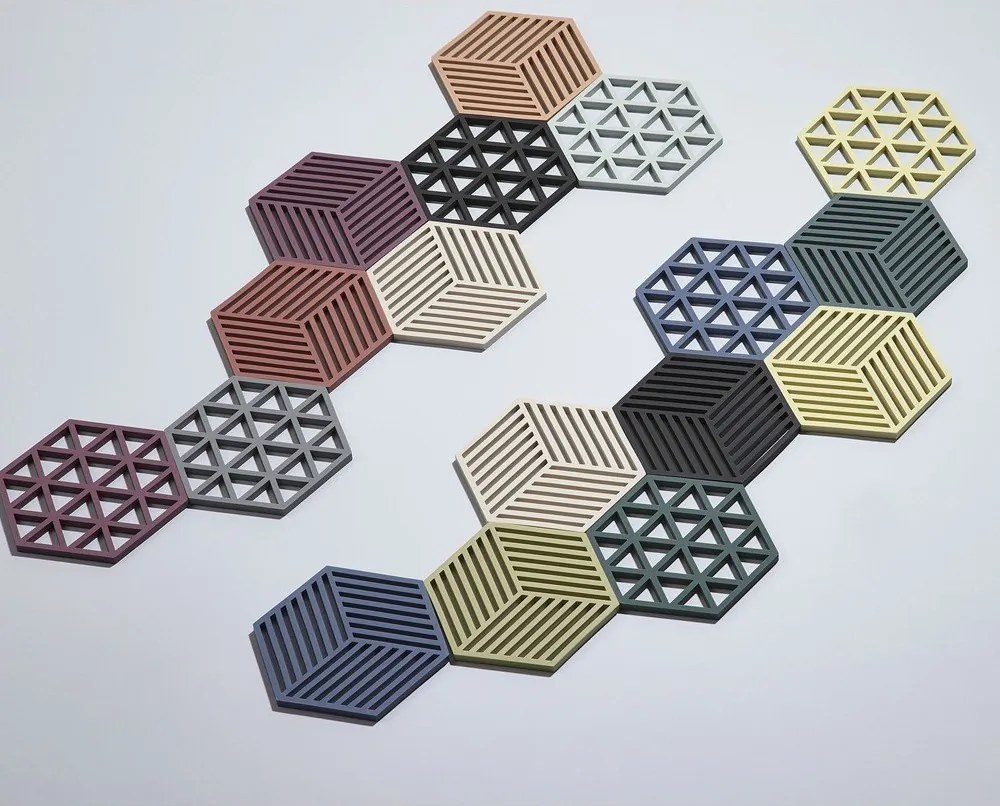 Силиконова подложка за тенджери 16x14 cm Hexagon - Zone