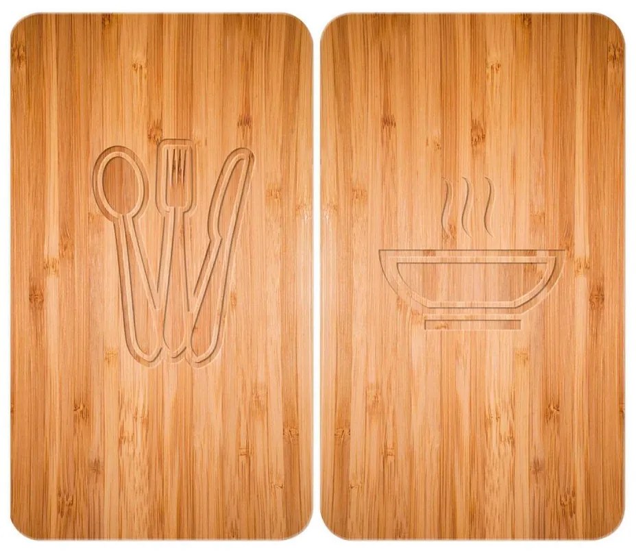 WENKO 2521497100 - Капак за печка 52x30 cm многоцветен/сив/прозрачен