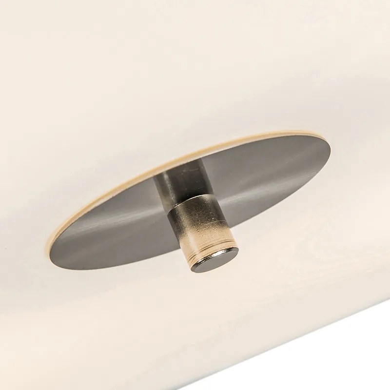 Смарт плафон бял 50 см вкл. 4 Wifi A60 - Drum Jute