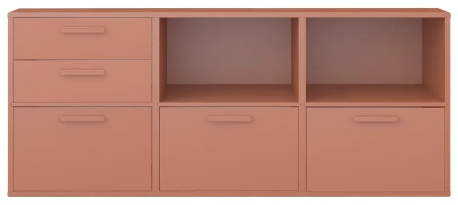 Тухленочервен стенен скрин Keep by Hammel - Hammel Furniture