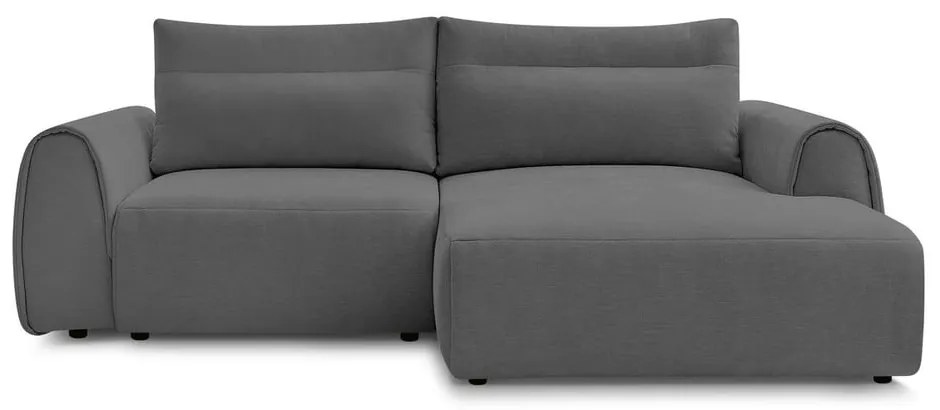 Сив ъглов диван Aden – Bobochic Paris