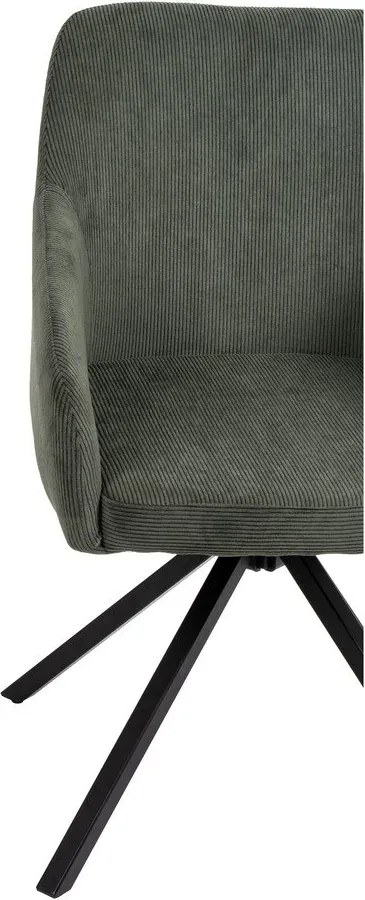 Зелен тапициран трапезен стол Lunio – Bonami Essentials