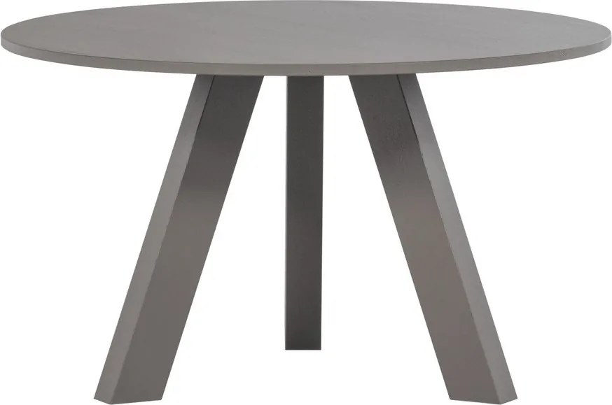 Кръгла трапезна маса от масивен дъб ø 129 cm Rhonda – WOOOD