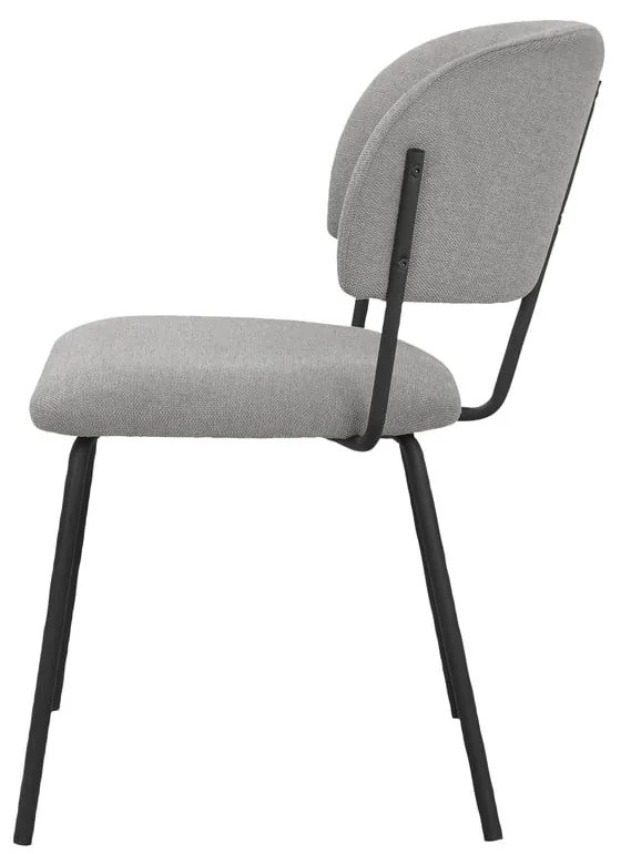 Сиви трапезни столове в комплект от 2 бр. Claudia – Støraa