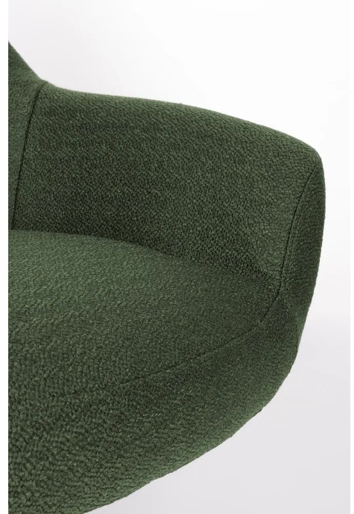 Тъмнозелено кресло Yuki – White Label