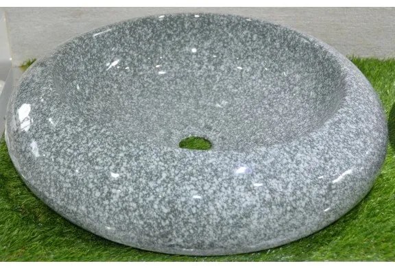 Мивка за баня ICB 010 GRAY, монтаж върху плот, порцелан, сив, 50x50x13см