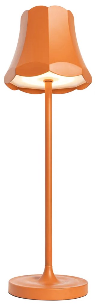 Комплект от 2 ретро настолни лампи оранжеви презареждаеми IP44 - Granny