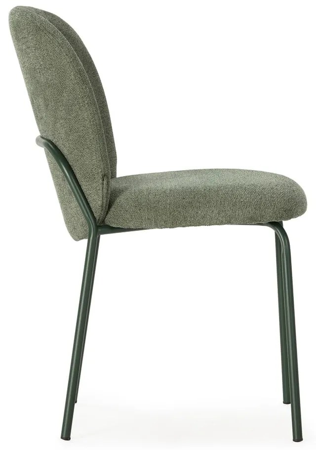 Зелени трапезни столове в комплект от 4 бр. Daia – Marckeric