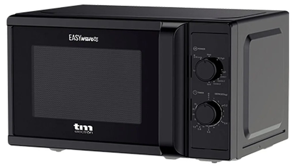 Микровълнова Фурна с Грил TM Electron Черен 700 W 20 L