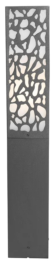 Умен външен стълб черен 60 см IP44 вкл. Wifi ST64 - Nicole